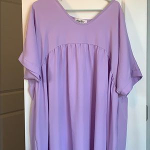 light purple babydoll dress